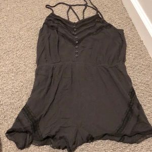 Forever 21 Gray Romper